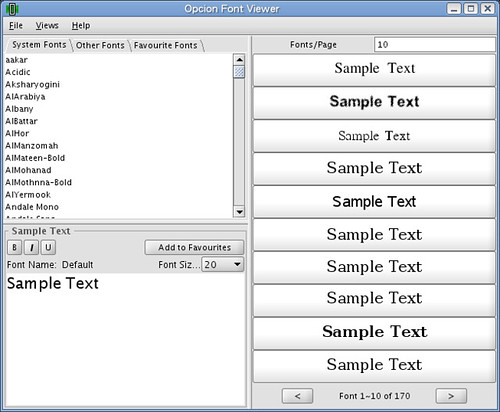 Screenshot - Opcion Font Viewer (1)